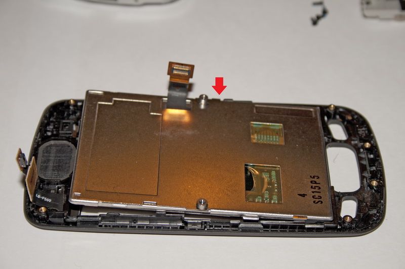 Разборка LG P500 Optimus One