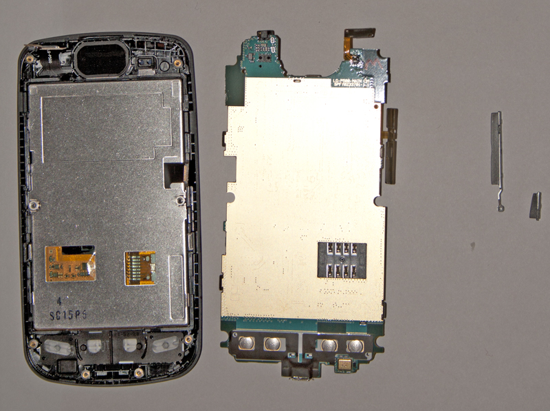 Разборка LG P500 Optimus One