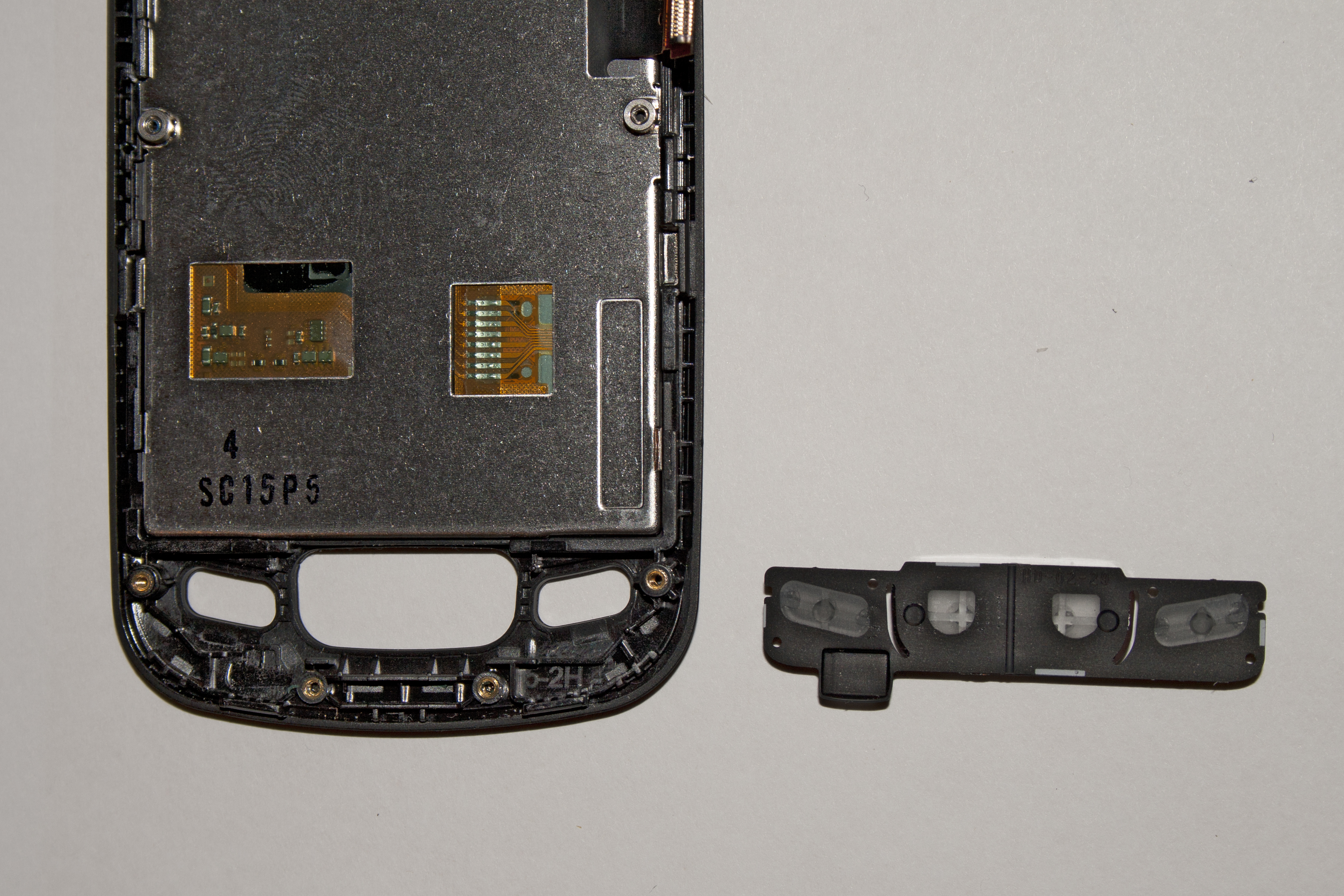 Разборка LG P500 Optimus One