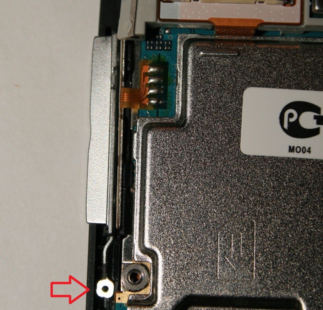 Разборка LG P500 Optimus One